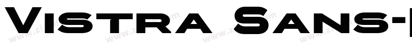 Vistra Sans字体转换 Vistra Sans字体转换